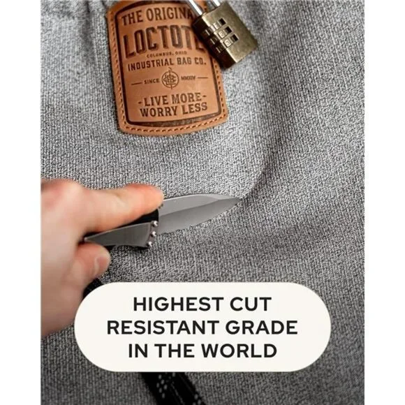 Flak Sack Ⅱ - Anti Theft BackpackCut-Resistant Bag with Double Steel Locking